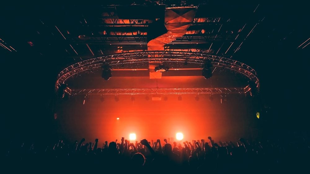 A live concert in full production